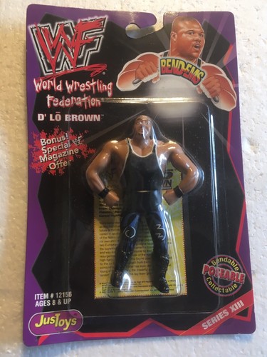 Vintage 2000 WWF � D�Lo Brown�Bend-Ems Action Figu...