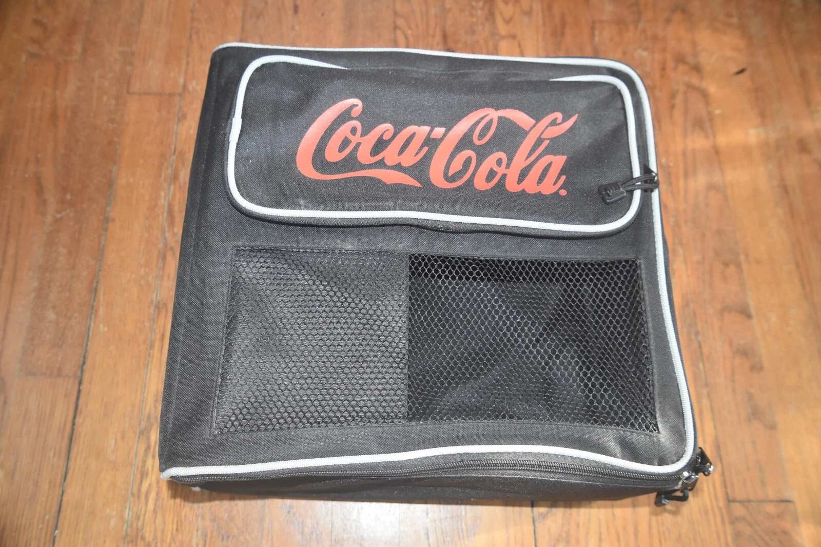 Coca-Cola Picnic Cooler Bag With Front Pocket With Tag 14"x14"x6"
