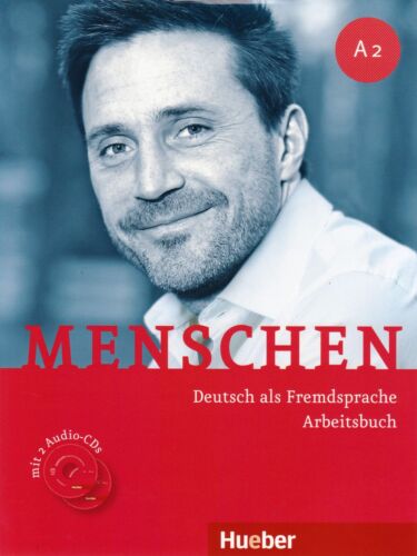 Hueber MENSCHEN A2 Deutsch als Fremdsprache ARBEITSBUCH mit 2 Audio CDs @New@ - Picture 1 of 2