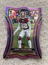 2019 Select Premier Die-Cut Purple Prizm Jimmy Moreland 04/75 REDSKINS Rookie