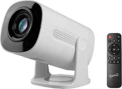 Supersonic SC-92P Wi-Fi HD Projector 720p 1080p BT Apps HDMI USB Galaxy Light