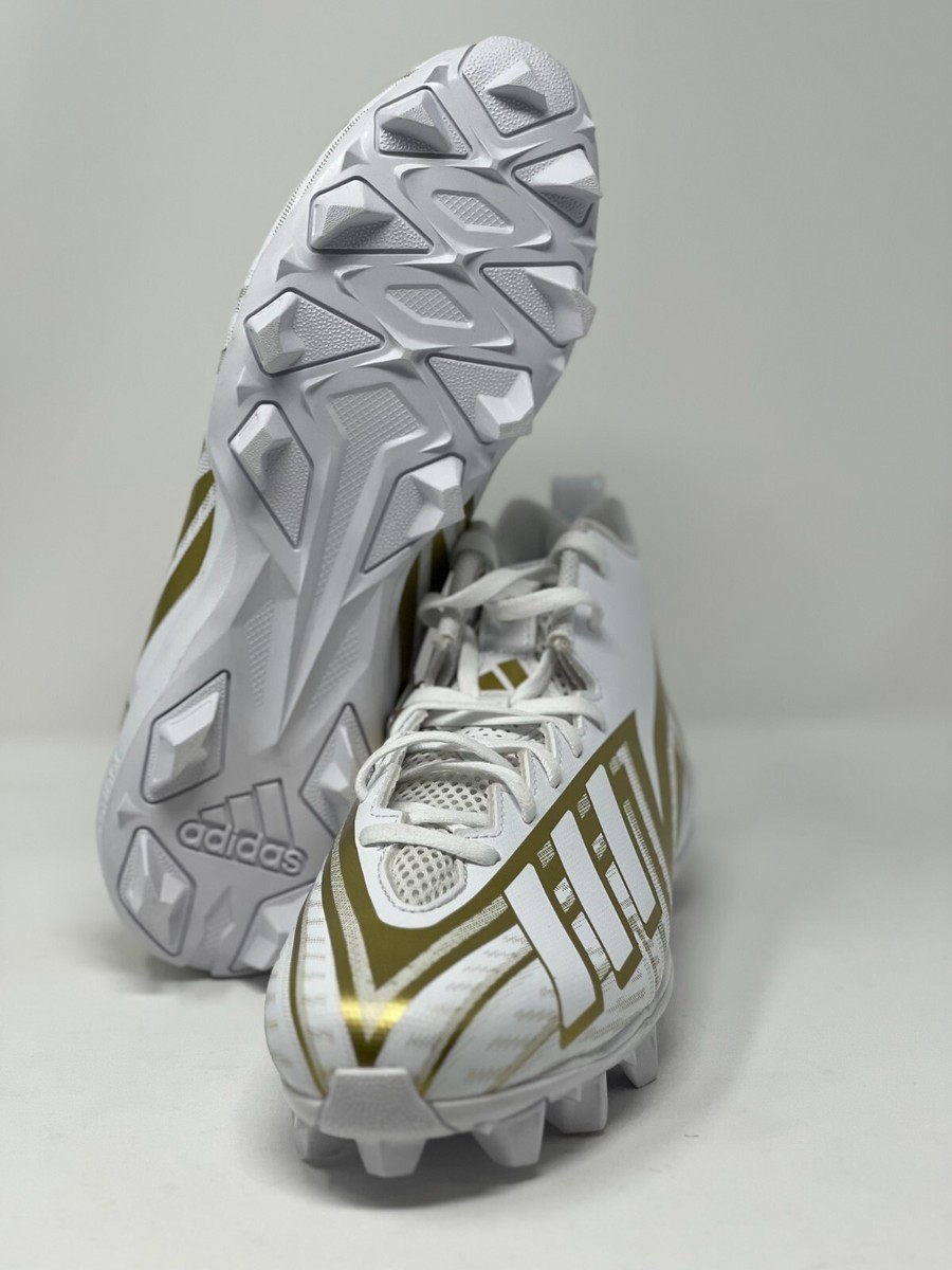 Adidas Freak Spark MD 23 HP7711 Football Cleats White Gold Men\'s Size‎ 11 Adidas Freak Spark MD 23 White/Gold Football Cleats HP7711  main image 2