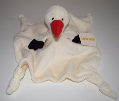 Inware Storch Schnuffeltuch Schmusetuch Kuscheltuch Babytuch Spucktuch 6851