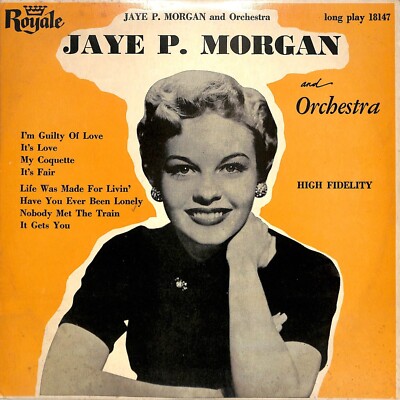 JAYEP.MORGAN レコード Jaye P. Morgan & Orchestra (1955) 10