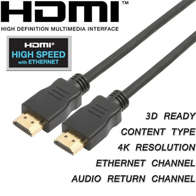 HIGH SPEED HDMI CABLE 2.0 4K 1080P 1FT 2FT 3FT 6FT 10FT 12FT 15FT 20FT 25FT 30FT