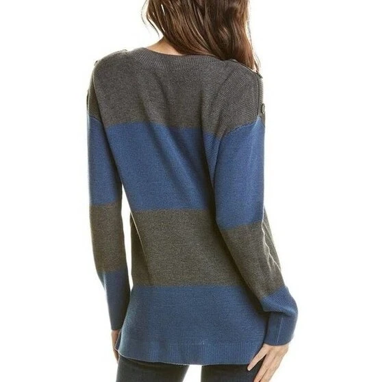 Vince camuto striped hot sale sweater