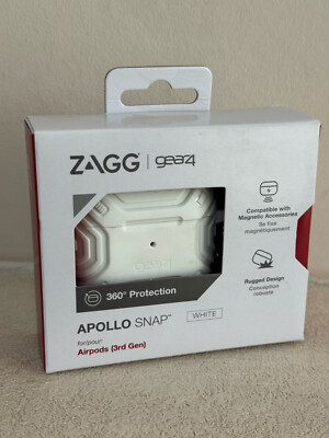 Gear4 Apollo Snap 360 Hülle für Apple Airpods 3. Gen Silikon Wireless Charging