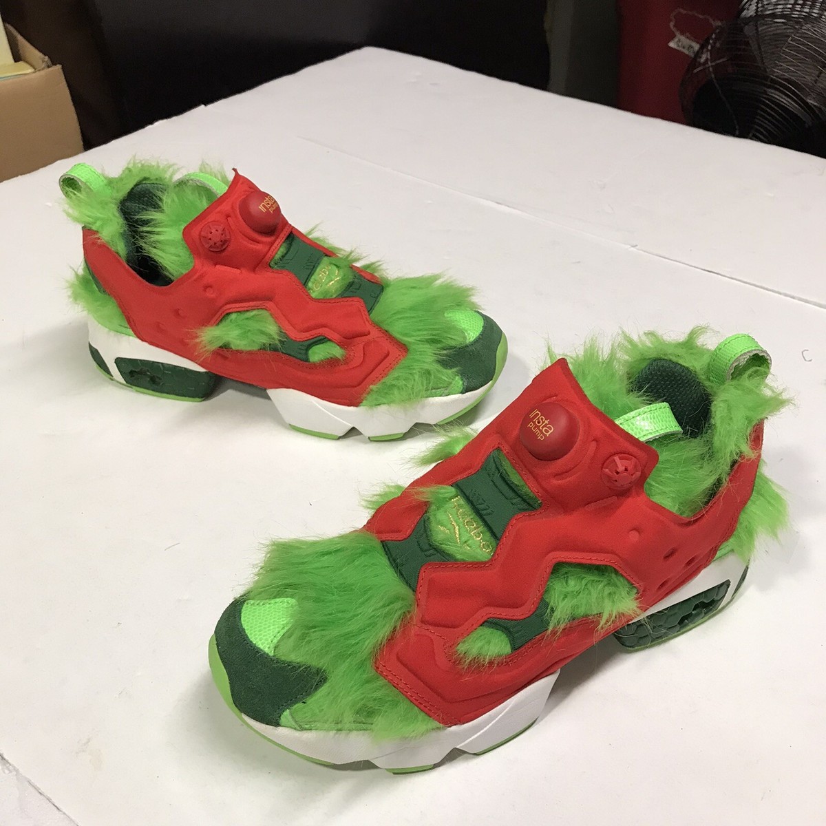 靴 REEBOK INSTAPUMP FURY GRINCH Reebok Instapump Fury Grinch Men's - BD4758 - US