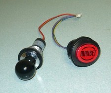 PACHISLO SLOT MACHINE LIGHTED MAX BET BUTTON FITS SAMMY, RODEO, ARISOCRAT