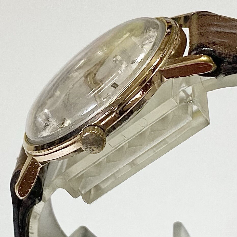 Montre Benrus BB14 Vintage Homme - Mécanique Années 50, Boîtier Plaqué Or, Révisée, Occasion