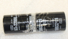 2Pcs capacitors COPPIA CONDENSATORI 63V 22000uF 35x50 Nippon Chemi-con