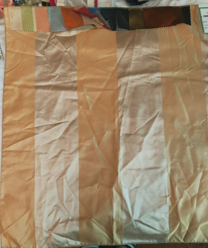 DECORTEX Aurum in Beige 28 1/2 x 29 1/2" Striped Fabric Sample - product listing photo