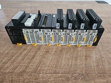 Omron Sysmac PLC Rack, CJ1M CPU22 Controller, NC113, ID211, OD212, DA08C