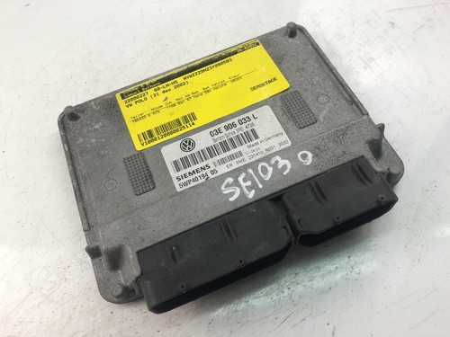 VW POLO 9N Motorsteuergerät ECU 03E906033L 2002 17235088