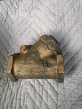 Grinnell 1 1/2” Y Pattern Check Valve Brass Bronze NOS