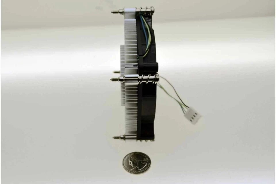 iCool Intel CPU i3 i5 LGA 1150/1151/1200 Low Profile 1U Copper Core Cooling Fan - Image 3 of 4