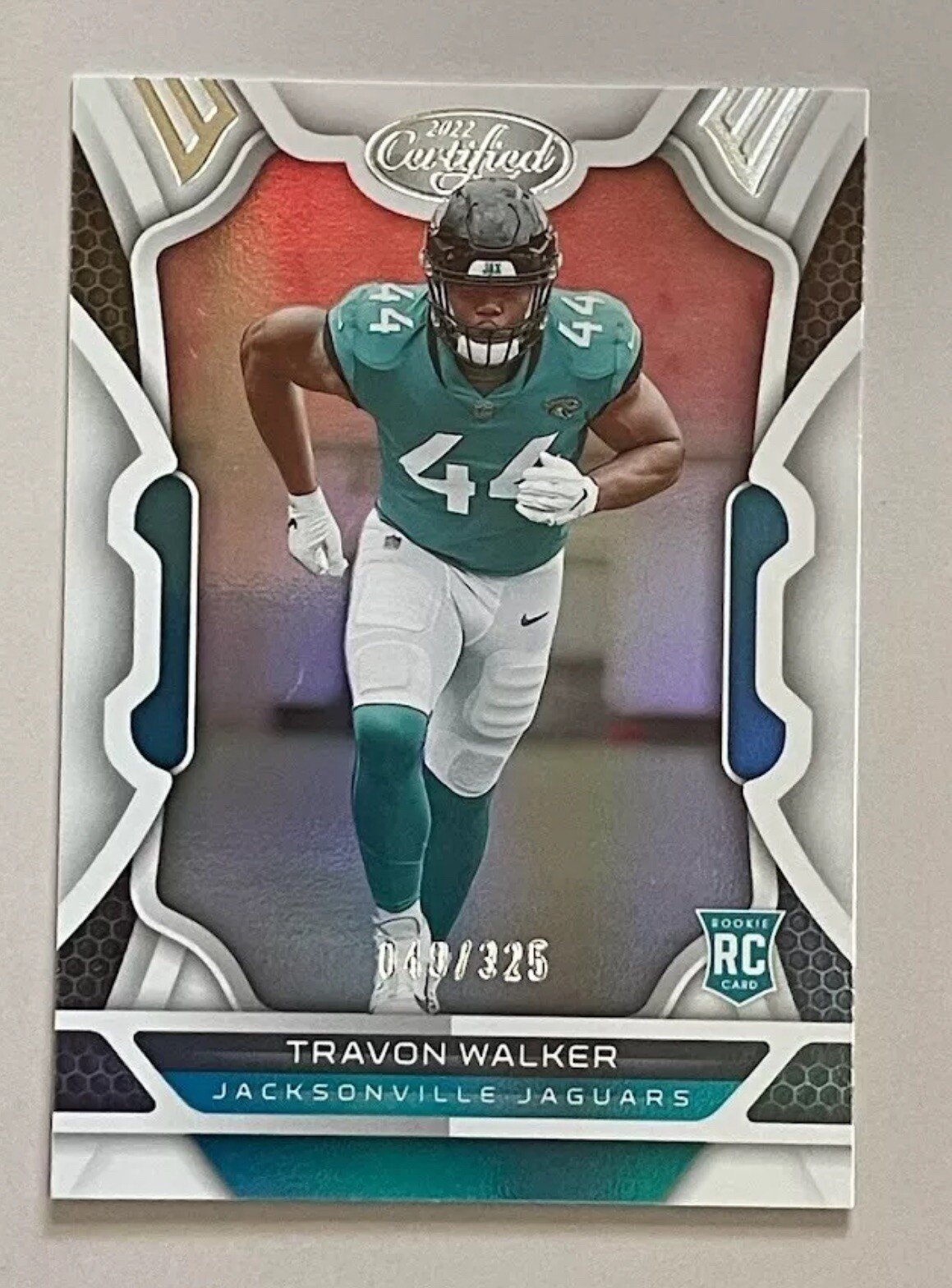 2022 Certified Mirror #126 Travon Walker RC #049/325