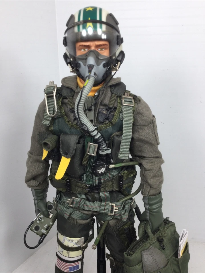 1/6 BBI US NAVY F-14 VF-115 "TOP GUN" MODERN FIGHTER PILOT +BASE DID DRAGON 21 - Image 4 of 4