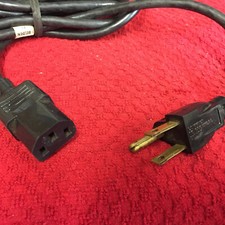 17742  BELDEN  3 COND DETACHABLE POWER SUPPLY CORD 6'7" BELDFOIL SHIELDED