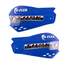 Tusk MX D Flex Replacement Plastic Hand Shields Blue D-Flex Hand Guards