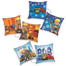 Bob der Baumeister Kinder Kissen 40x40 cm Kuschelkissen Dekokissen Herding