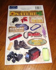 Karen Foster Design Cardstock Sticker Sheet ~ Back to Nature.