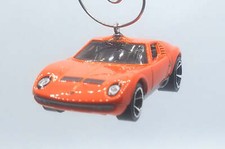Christmas Ornament for 1971 Lamborghini Miura SV Orange