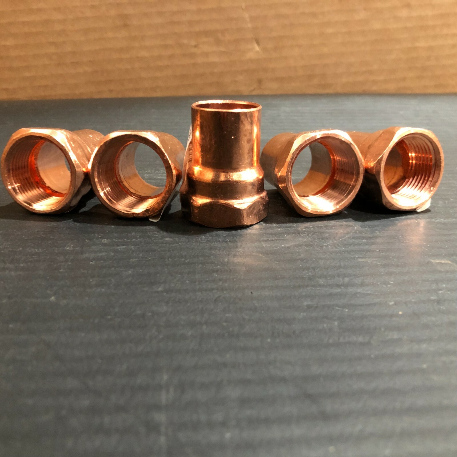 (5 PK) NIBCO 3/4" C603, WROT COPPER PRESSURE FEMALE ADAPTER C X FIPT, FREE SHIP