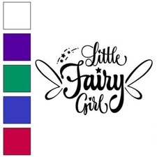 Little Fairy Girl, Vinyl Decal Sticker, Multiple Colors  Sizes 7211