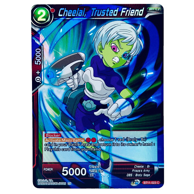 Dragon Ball Super Card Game Cheelai, Trusted Friend Foil Common Card