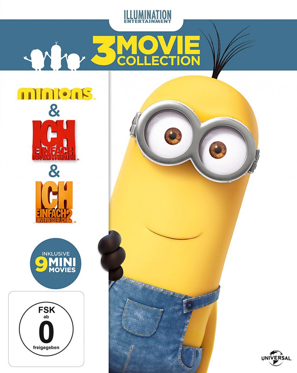 MInions 3 Movie Collection Blu Ray Ich Einfach Unverbesserlich 1 2 Minions Anime - Bild 2