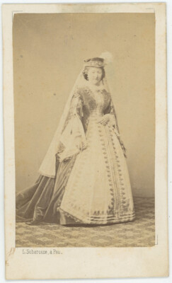 CDV Circa 1865. Weiblich Im Kleid, Von Edward W.H.Schenley, Rechts Confirmer