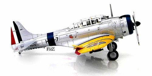 HOBBY MASTER USA SBD-1 VMB-2 BuNo 1616 1/72 diecast plane model aircraft - Picture 4 of 6