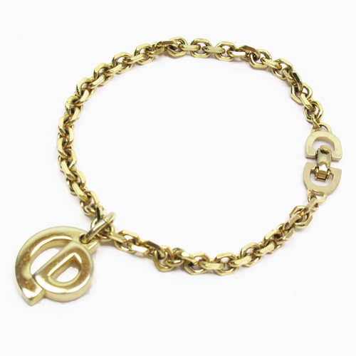 christian dior gold chunky bracelet
