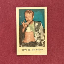 Red Skelton 1962 Dutch Gum TEVE Set #92 Hollywood Photo Card