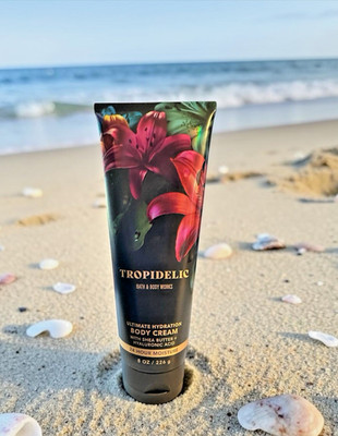 New Bath & Body Works TROPIDELIC Ultimate Hydration Body Cream Lotion 8 oz