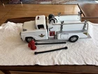 Tonka 1959 Suburban Pumper Fire Truck Pressed Steel #5 White Complete No Rust