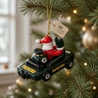 Green Bay Packers Santa in Car Christmas Hanging Ornament, 2023 — photo 2
