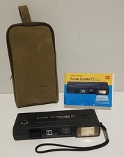 Vintage Kodak Ektralite 10 Camera Pocket Film Flash Tested Case Manual 1980  s
