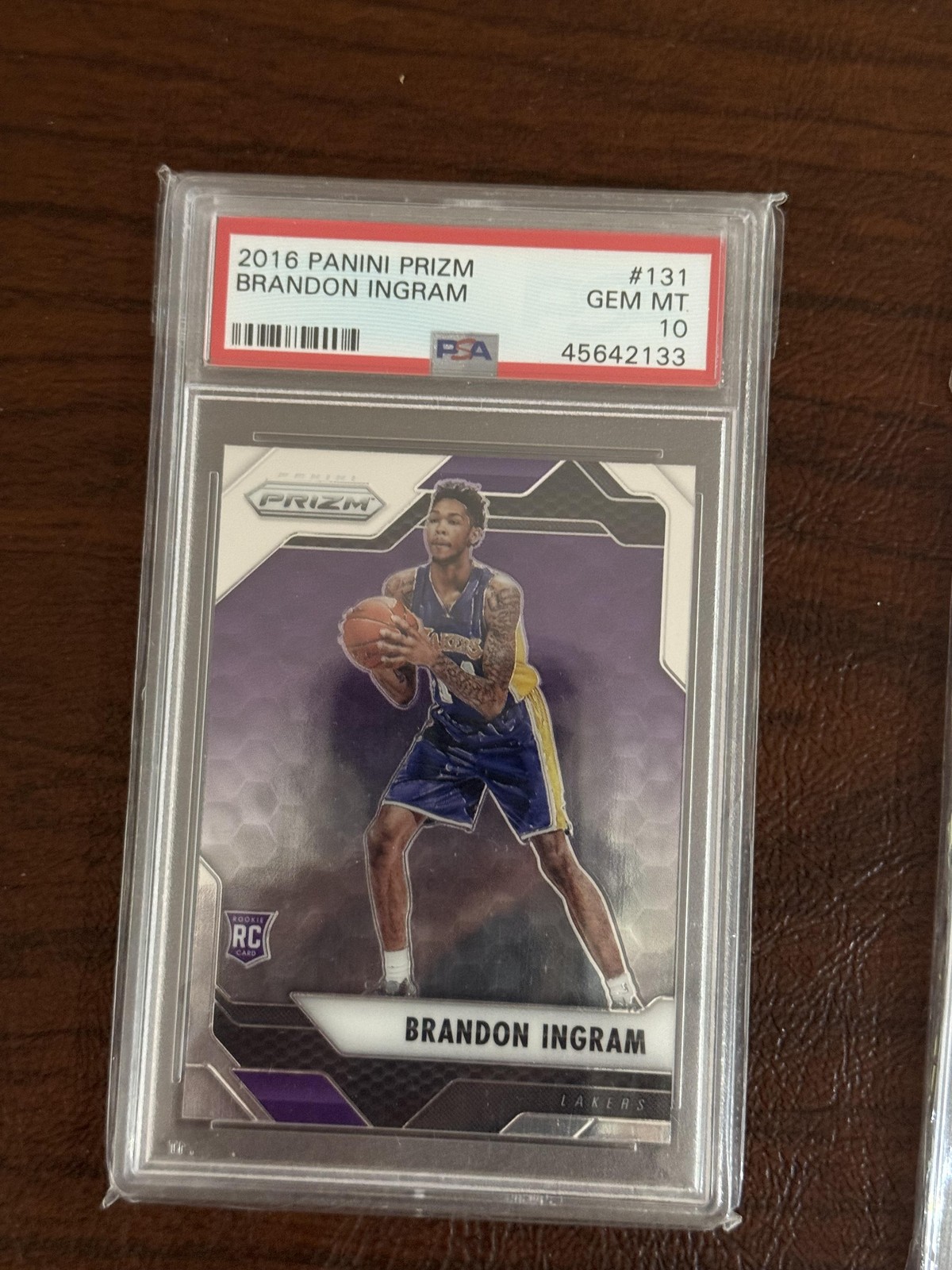 2016 PANINI PRIZM Brandon Ingram Mt. RC #131 PSA 10