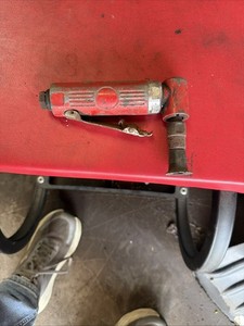 1/4” Old School Mini Air Angle Die Grinder Heavy Duty Tool Untested