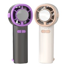 2025 New USB Rechargeable Mini Hand-Held Fan Cooler Cooling Powered Desk Fan