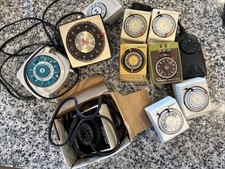 Vintage Electric Programmable Lot Light Lamp Home Timer Mid Century Retro