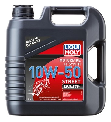 Liqui Moly Motorbike 4T Synth 10W-50 Motorradöl vollsynthetisch 4L JASO MA2
