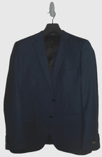 NWOT Men's 42R 42 CAVALLI CLASS Super 120's Sport Blazer Suit Coat in Dark Blue