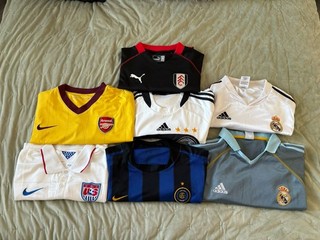 7x Adult Football Shirt Bundle ADULT SIZES READ DESC