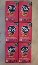 Lot Of 6 ZEST Indulgence Soap Moisturizing Lush Orchid & Almond XL Bars 7.05oz