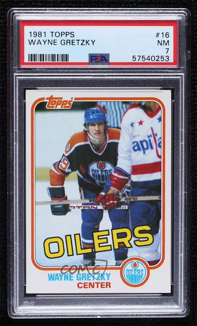 1981-82 Topps Wayne Gretzky #16 PSA 7 HOF ib6