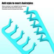 Texture Comb Volumizing Wide-Tooth Hair Styling Comb, Roots Volume Tool