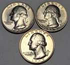 1969 PDS Washington Quarters. BU/PROOF